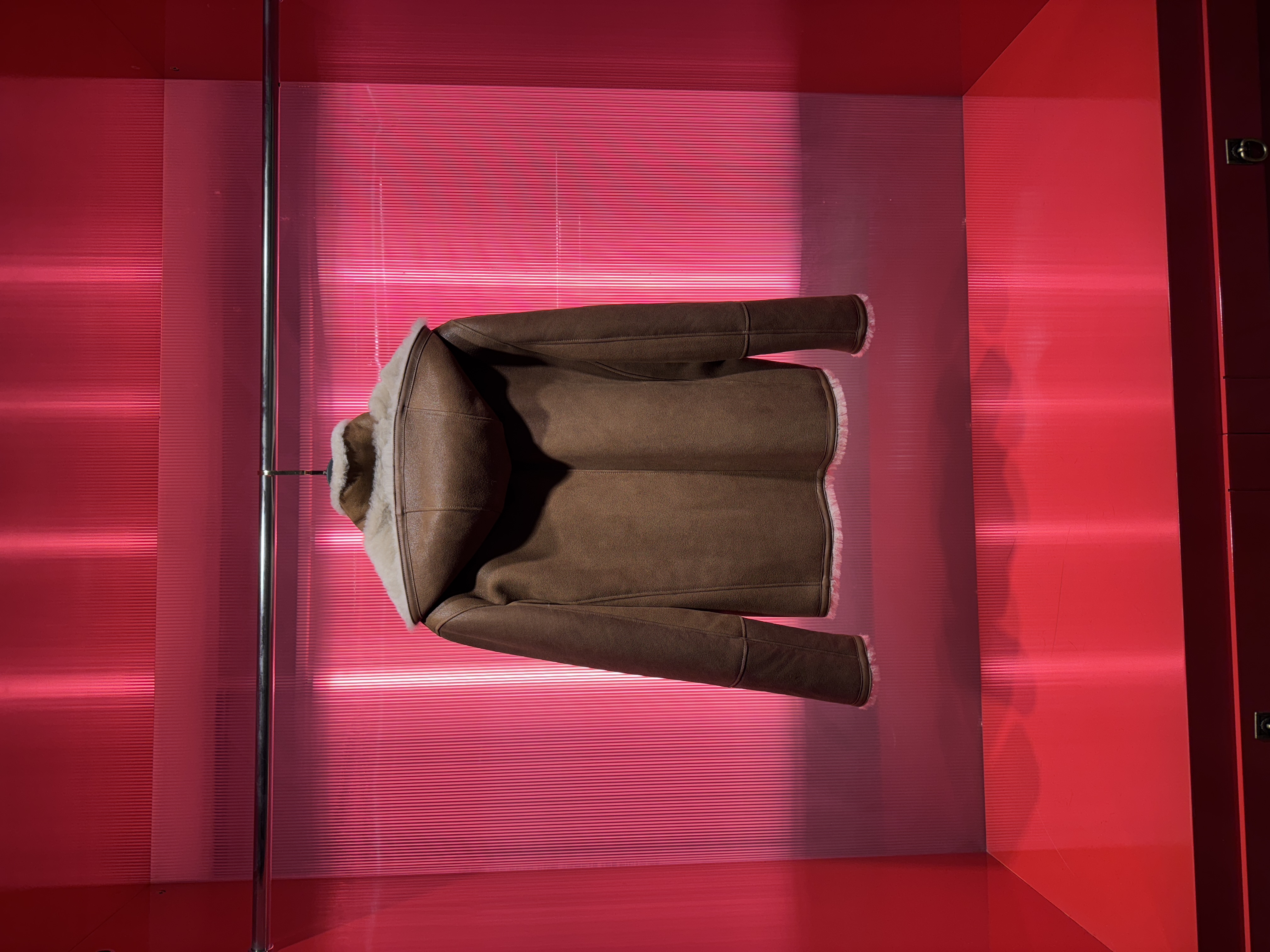 Kahverengi Kürk Astarlı Deri Mont